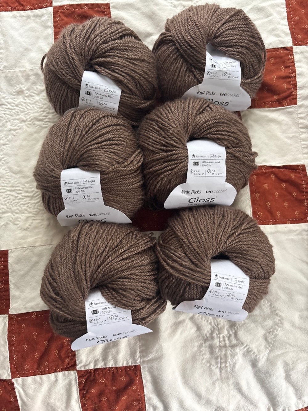 Knit Picks Gloss DK yarn